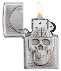Зажигалка Zippo 29818 Skull with Brain Surprise Emblem - Img 2