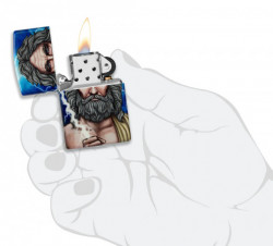 Зажигалка Zippo 49193 Greek God Clash 540 Color Design - Img 8
