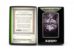 Зажигалка Zippo 5179 Black and White Wolf - Img 2