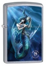 Зажигалка Zippo 79599 Anne Stokes Mermaid with Skull