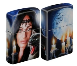 Зажигалка Zippo 81263 Woman with Black Cat by Mazzi 540 Color Design - Img 3