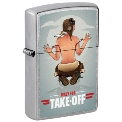 Зажигалка Zippo 81641 Pin-up Girl, Ready for Take