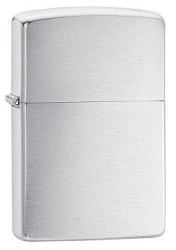 Зажигалка Zippo 200 Brushed Chrome
