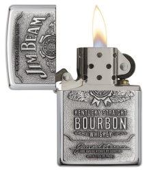 Зажигалка Zippo 250JB 928 Jim Beam Pewter Emblem - Img 2