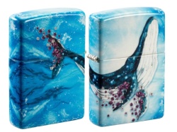 Зажигалка Zippo 46042 Blue Whale Design 540 Color - Img 3