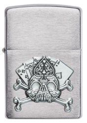 Зажигалка Zippo 49293 Card Skull Emblem - Img 5