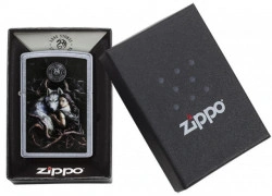 Зажигалка Zippo 79266 Anne Stokes-Wolf With Woman - Img 3