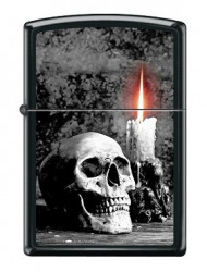 Зажигалка Zippo 82290 Skull Candle Flame