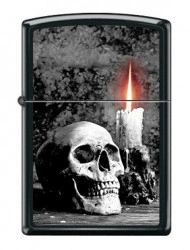 Зажигалка Zippo 82290 Skull Candle Flame