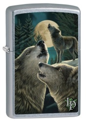 Зажигалка Zippo 9288 Lisa Parker Wolves and Moon