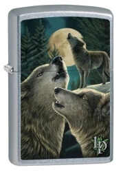 Зажигалка Zippo 9288 Lisa Parker Wolves and Moon