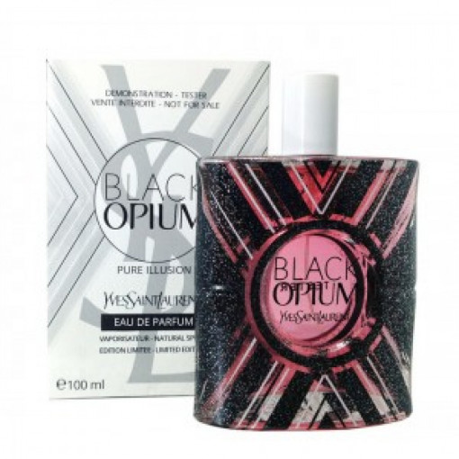 Tester Parfum Dama Yves Saint Laurent Black Opium Pure Illusion 100 Ml