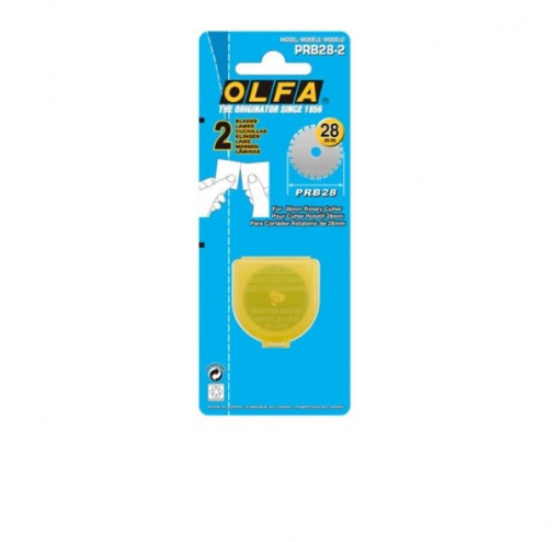 PRB-28-2 Set 2 lame cutter rotativ, taiere perforata -28 mm Olfa