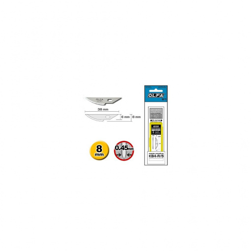 KB4-R/5 Set 5 lame precizie/ decoratii, Olfa