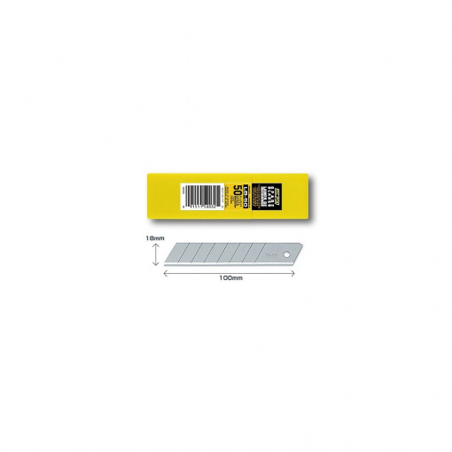 LB-50 Set 50 lame cutter segmentate 18 mm, Olfa