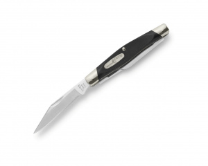 Briceag traditional Buck 303 Cadet (0303BKS-B / 0303RWS-B), 3 lame otel 420HC, slipjoint, negru / lemn Rosewood - Img 4