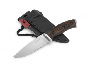 Cutit de supravietuire Buck 863 Selkirk 0863BRS-B, lama 11.7 cm, otel 420HC, maner Micarta, amnar inclus - Img 4