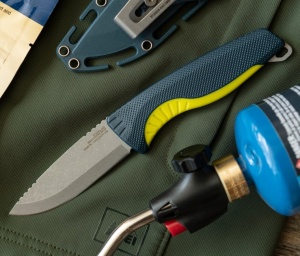 Cutit lama fixa SOG Aegis FX - Indigo & Acid - Img 10