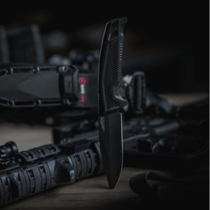 Cutit lama fixa SOG RECONDO FX - Black - Straight Edge - Img 9