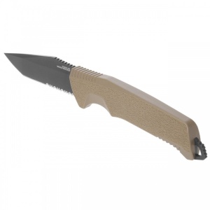 Cutit lama fixa SOG Trident FX - Serrated - FDE - Img 4