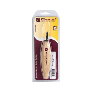 Cutit oblic pentru detalii fine de sculptura KN31, Flexcut - Img 3