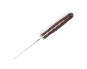 Cutit outdoor Buck 853 Small Selkirk 0853BRS-B, lama 10.2 cm, otel 420HC, maner Micarta, teaca inclusa - Img 3