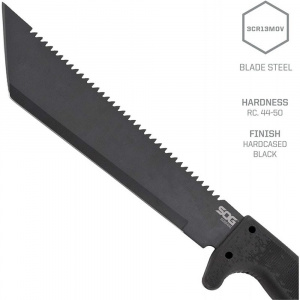 Maceta SOG SOGfari Tanto Machete 10", otel 3Cr13, lama Tanto 254 mm - Img 2