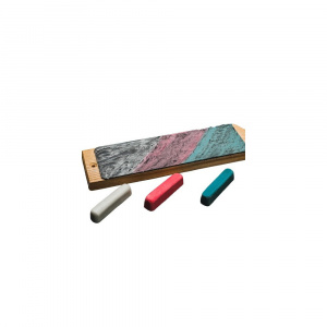 P03 Set compus mic de ascutire 3 x 25gr (Verde, Rosu, Alb), BeaverCraft - Img 3