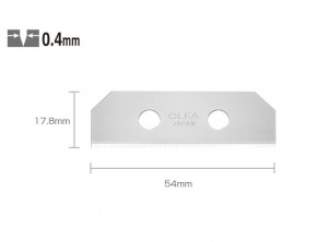 Set 10 Lame de Schimb pentru Cutter de Siguranță Olfa SKB-8/10B