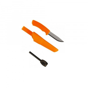 Set Cutit Bushcraft Orange si amnar, Morakniv