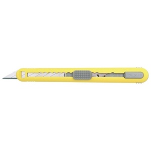 Set Cutter / cutit utilitar mic cu cartus de lame -NT Cutter - 9mm + 10 lame de schimb + rigla 30 cm - Img 4