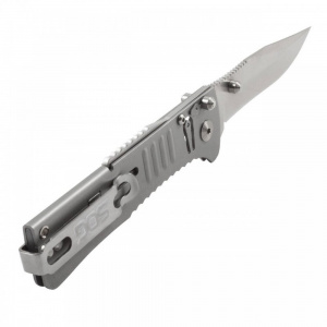 SJ31-CP Briceag SlimJim Clip Point Satin, SOG - Img 1