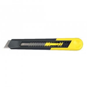 Stanley 0-10-151, Cutter cu blocare prin glisare, dispozitiv de rupere a lamei, 160mm + o lama segmentata 18mm - Img 2