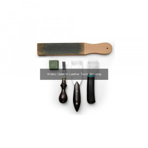 Strop din piele cu doua fete (aspra/fina) pentru pielarie Wuta (250 x 40 mm) - Img 5