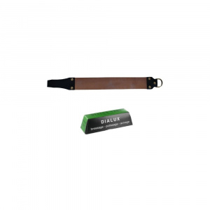 Strop din piele tabacita vegetal STRS-2.1 Dimensiuni Mari (68 cm, suprafata 48 x 8 cm, cu pasta) - Img 2