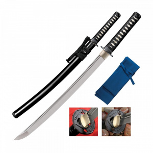 Wakizashi Cold Steel Warrior Series cu lamă din oțel carbon 1055 – CS-88BWW