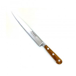 AOTL30OLIVIER Cutit de feliat, olive, lungime 30cm, otel carbon, maner din lemn de maslin, Sabatier Au Carbone