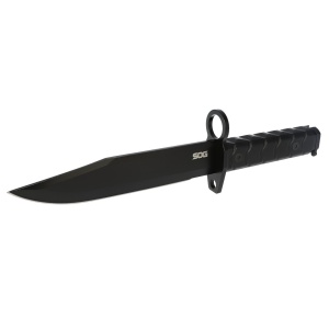 Baioneta tactica SOG BAR15C Clip Point Bayonet, otel AUS-8, lama 180 mm
