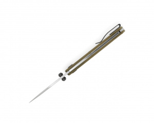 Briceag de buzunar Buck 112 Slim Pro TRX (0112BKS3-B / 0112ORS3-B / 0112GRS3-B), otel S30V, maner G10 - Img 8