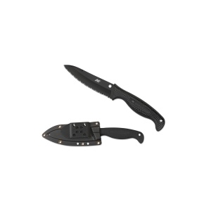 Cutit Aqua Salt™ FRN negru / lama neagra, Spyderco - Img 6