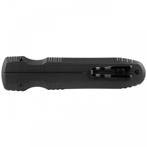 Cutit automat OTF SOG Pentagon OTF Black 15-61-01-57, lama dubla Cryo CPM S35VN, Dynamic Locking System, Black TiNi, Premium Tactical Knife - Img 6