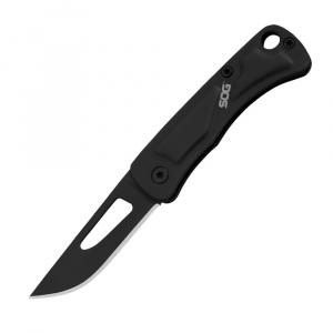 Cutit breloc SOG Centi II CE1012-CP, lama 3Cr13, Slip Joint, maner din otel inoxidabil, EDC Keychain Knife
