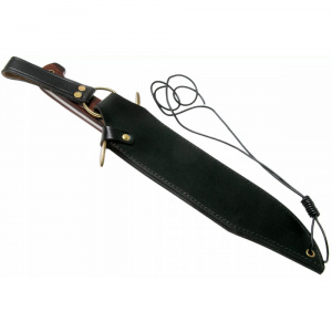 Cutit Cold Steel Wild West Bowie 1090 Carbon cu teaca din piele CS-81B - Img 8