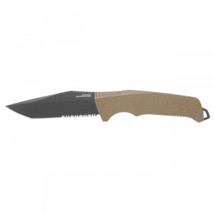 Cutit lama fixa SOG Trident FX - Serrated - FDE - Img 5