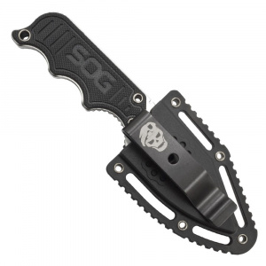 Cutit neck knife SOG Instinct Mini G10 Satin, otel 5Cr15MoV, lama Drop Point 48 mm - Img 7