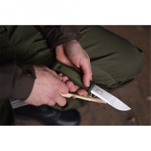 Cutit outdoor Morakniv Kansbol Multi-Mount Green, otel inoxidabil 12C27, compatibil amnar, sistem de prindere MOLLE Multi-Mount - Img 7