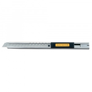 Cutter profesional din otel inoxidabil OLFA SVR-1 Japonia, precizie, 9 mm