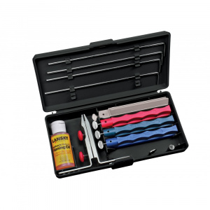 Lansky Universal System Precision Knife Sharpening Kit - Sistem universal de ascutire cutite cu unghi controlat cu 4 pietre