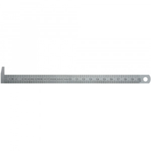 Rigla inox flexibila cu cioc la 90grade, 200-300-500mm