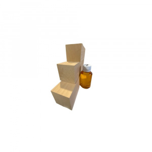 Set 3 blocuri de lemn de cires pentru cioplit 50x50mm cu 100 ml ulei tung - Img 2